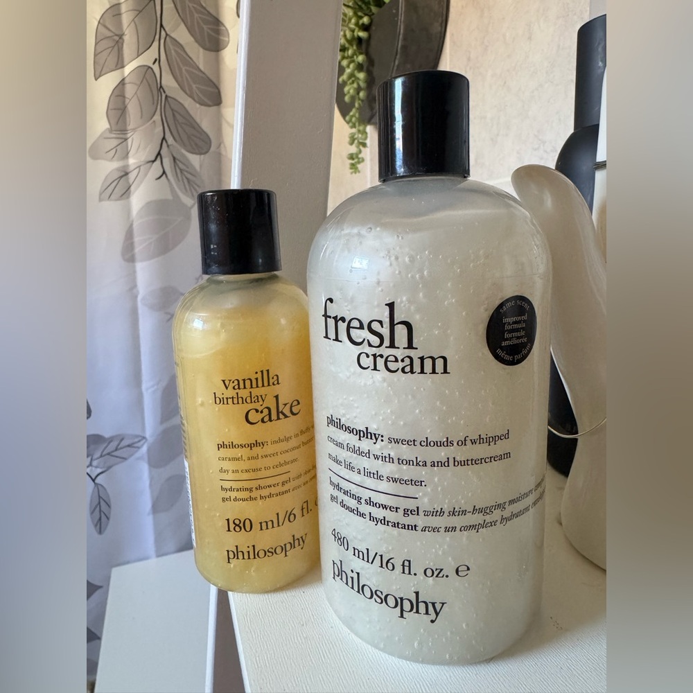 Philosophy Fresh Cream and Vanilla Birthday Cake Shower Gel Duo
